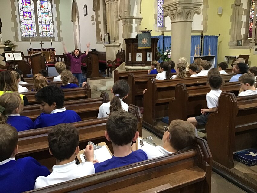 Image of Year 5 Church Visit